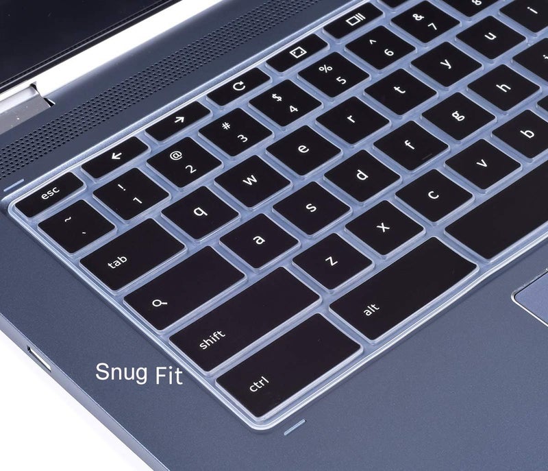 CaseBuy Keyboard Cover for HP Chromebook X360 14a-ca/na/ne 14a-na0226nr 14a-ne0013dx na1043cl na0010nr 14b-cb0010nr, HP Chromebook 14-DA 14B-CA/cb 14-db 14-ca 14-ak Series, HP Chromebook 14 G2 G3 G4 G5,Black - Image 3